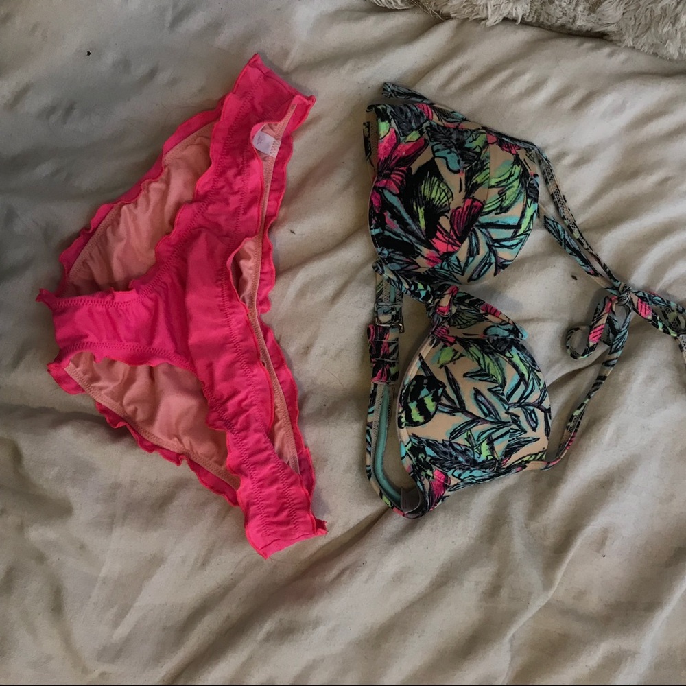 Victoria’s Secret swim bottoms with matching top